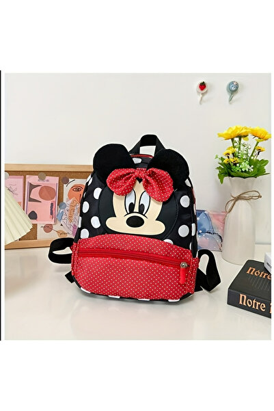 BABUN Figured Mini Mouse Girls' Kindergarten Bag Nursery Bag Mini Backpack Po...