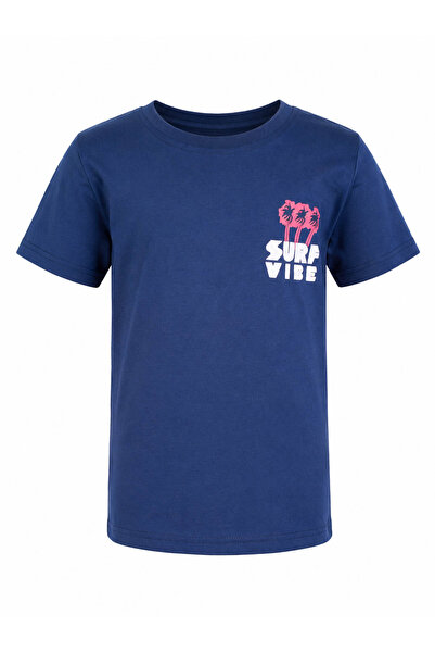 trender Surf Vibe Short Sleeve O-Neck Indigo Boys' T-Shirt 26Ydt1000059