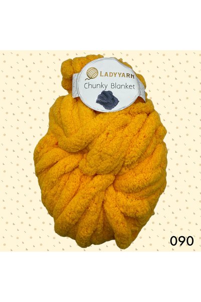 Lady Yarn Chunky Blanket 090 Light Orange