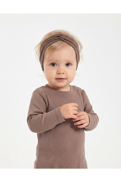 Babygiz Cross-Tied Cotton Combed Cotton Non-Marking Soft Flexible Baby Kids Hair Band