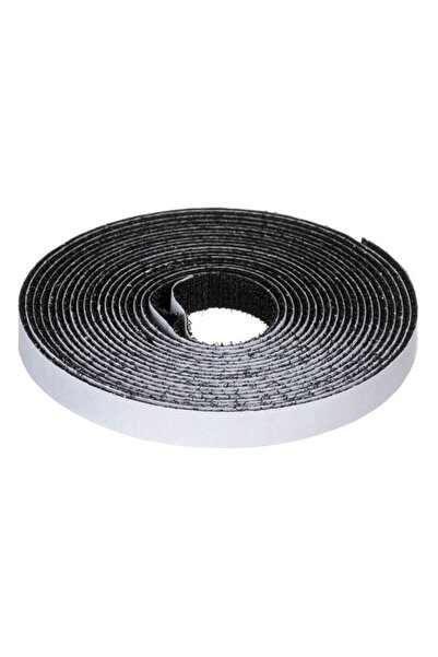 BAMI NETWORK Banda autocolanta cu scai neagra 4m x 1cm pentru fixare