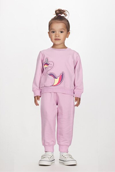 JOYCE Σετ φόρμας κορίτσι "Joyce unicorn" ροζ