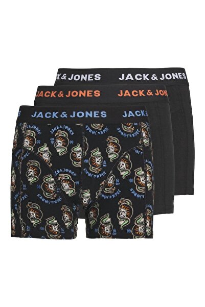 Jack & Jones Σετ Boxer 3τμχ "Skull" μαύρο