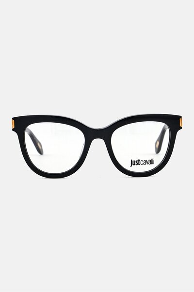 Just Cavalli Women VJC004 Aviator Eyeglasses, Black