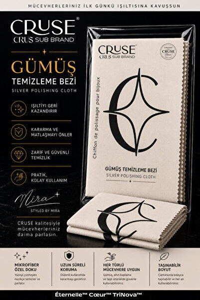 Cruse Gümüş Parlatma Bezi Éclat™