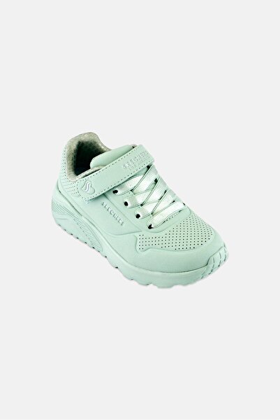 SKECHERS Toddlers Boy Uno Lite Velcro Closure Shoes, Sage Green