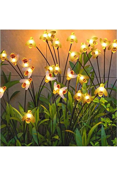 STARSTAR Small solar - powered bee light, for outdoor use, firefly shaped, pl...
