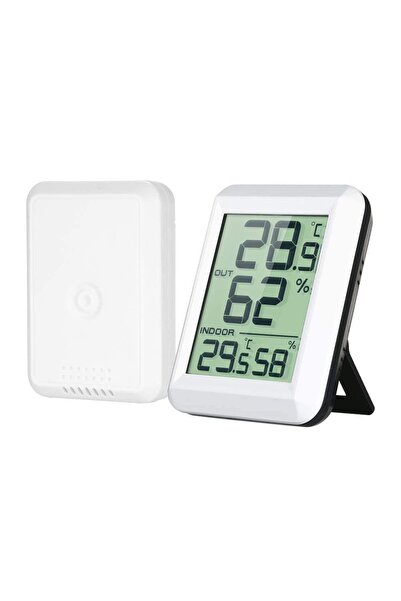 STARSTAR 2-Pack Digital Indoor/Outdoor Thermometers & Hygrometers with Wirele...