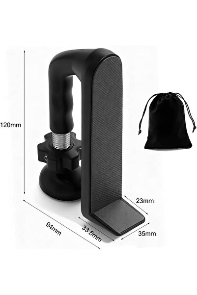 STARSTAR Black doorstop - anti-theft - Adj. double protection - safety device...