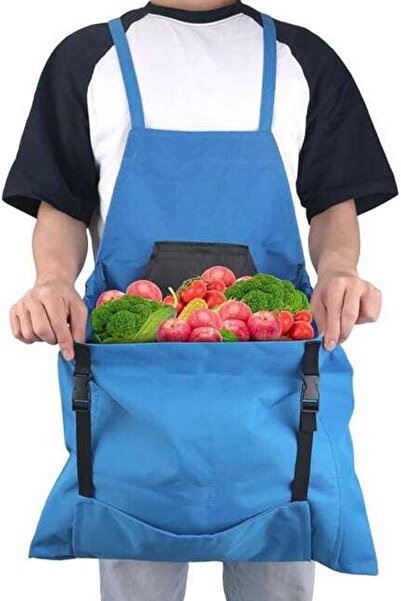 STARSTAR Gardening apron - Adj. cross-strap Waterproof apron w/detachable poc...