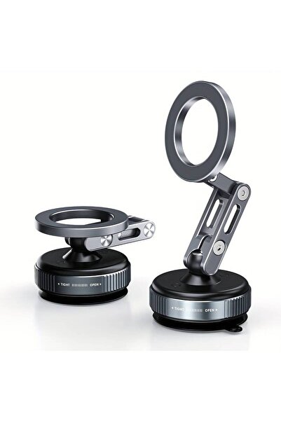STARSTAR Car Mount – Vacuum Lock Magnetic Phone Holder with Strong Suction Cu...