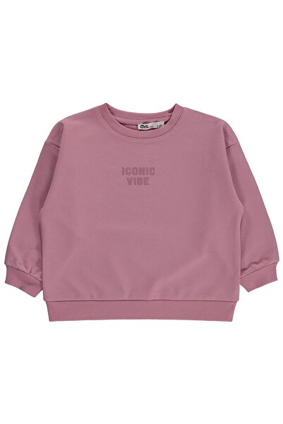 Civil Girls Basic Sweatshirt for Ages 2-5 - Pink