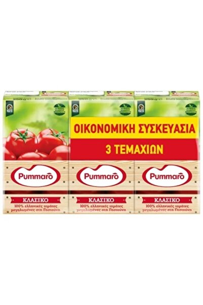 Pummaro ΣΥΜΠΥΚΝΩΜΕΝΟ ΧΥΜΟ ΝΤΟΜΑΤΑΣ 3x250γρ