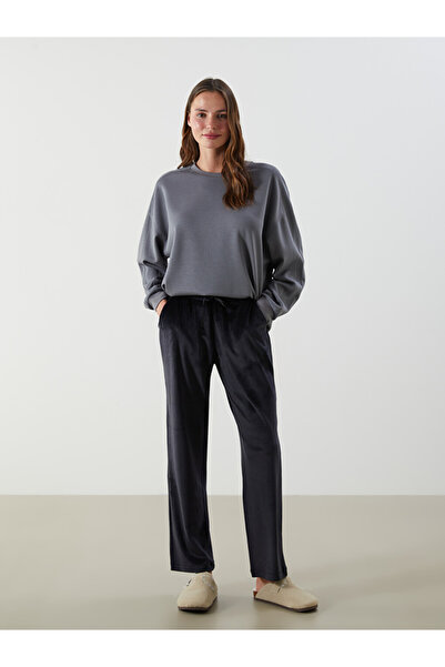 LC Waikiki Elastic Waist Velvet Women's Pyjama Bottoms