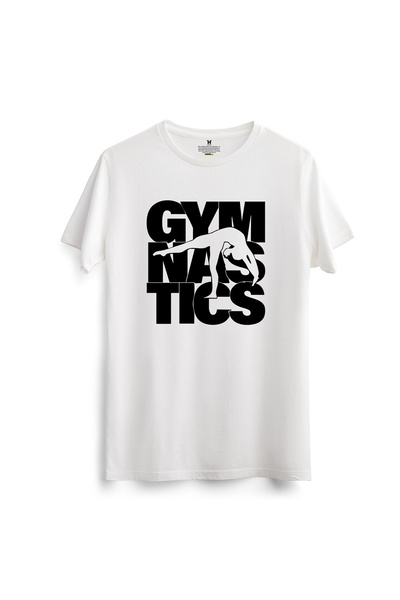 hakuof Gymnastics Printed Cotton T-Shirt Gymnastics Gymnastic Training Training