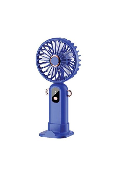 trands Deal 5-Speed Mini Handheld Fan with LED Display, 1200mAh Battery & Pho...