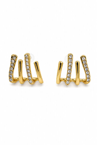 Jack Ferrero Yellow Color Stone Modern Multi-Bar Design Women's Bijouterie Ea...