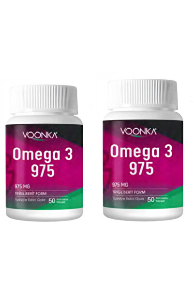 Voonka Omega 3 975 mg 50 Yumuşak Kapsül- 2 ADET