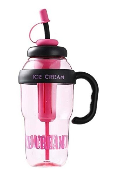 HXD Zoomlion 1300ml Ice Cream Double Straw Insulated Water Bottle with Handle...