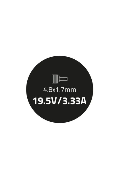 Qoltec Adaptor AC pentru laptop HP/Compaq 19.5V 65W 4.8*1.7