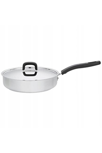 FiSKARS Tigaie de 26 cm cu capac pentru bucătărie tradițională, adâncă.