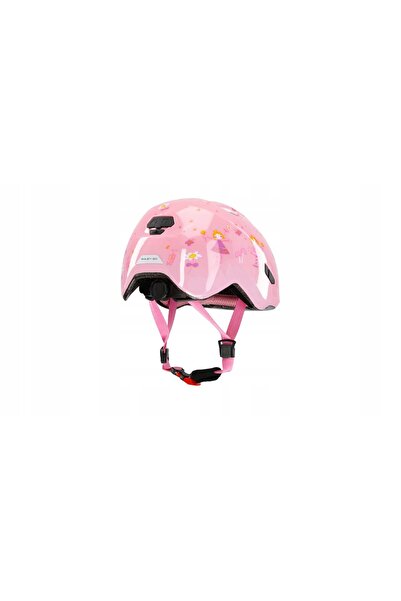 Abus Smiley 3.0 LED Princess roz cască de bicicletă pentru copii (mărimea M)