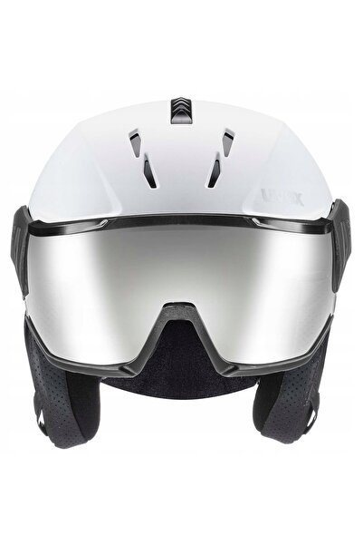 Uvex Cască de schi Instinct Visor alb/negru mat 60-62 cm