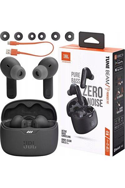 JBL Căști wireless Tune Beam intraauriculare negre