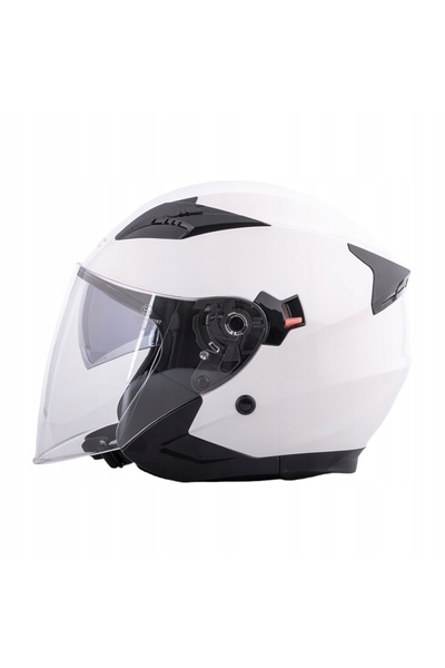 NO BRAND Cască moto deschisă cu vizieră W-TEC PUTTA ECE 22.06 SCOOTER JET ROZM S