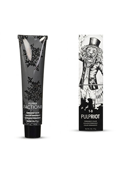 Pulp Riot Faction8 Permanent Hair Color 1-0 Natural for Unisex - 2 oz