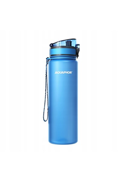 Aquaphor Sticlă cu filtru City 0,8 l albastră