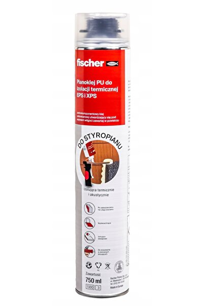 Fischer ADEZIV SPUMOS PENTRU STIROPOR, IZOLAȚIE TERMICĂ EPS, XPS 750 ml, 12 b...