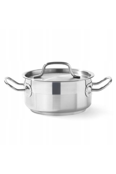 HENDI Oală din oțel inoxidabil 4,8L Profi Line 24x10,5cm cu capac