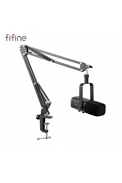 NO BRAND Fifine AM8T Ampligame Microfon de studio dinamic RGB USB/XLR cu suport