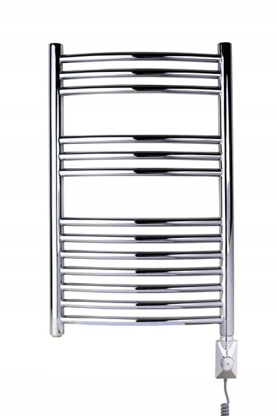 NO BRAND Radiator electric termostatic tip vulcan pentru baie 600W cromat