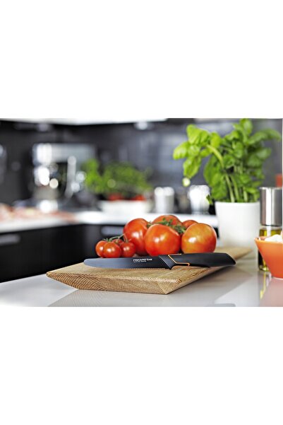 FiSKARS CUȚIT DE ROȘTE CU TĂIȘ CURBAT 13CM OȚEL INOXIDABIL