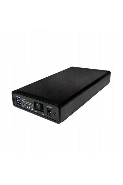 LogiLink Carcasă externă din aluminiu negru pentru hard disk SATA de 3.5 inch...