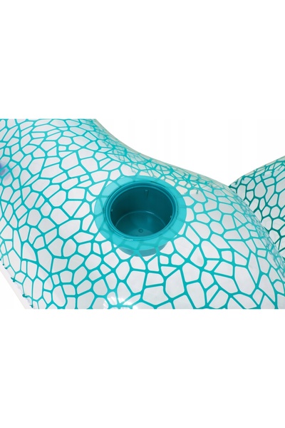 BESTWAY Scaun gonflabil pentru piscină albastru 43097