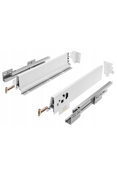 GTV Modern Box 450 H83 alb, glisieră silențioasă cu extensie completă PB-D-KP...