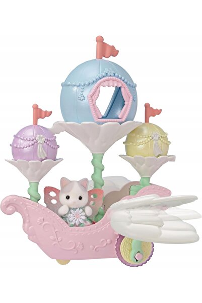 NO BRAND Sylvanian Families 5827 pisicuță pe navă florală zburătoare
