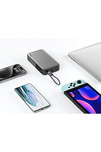 NO BRAND POWERBANK cu cablu 100 W AUKEY PB-Y48 Spark Sling 20000 USB-A USB-C