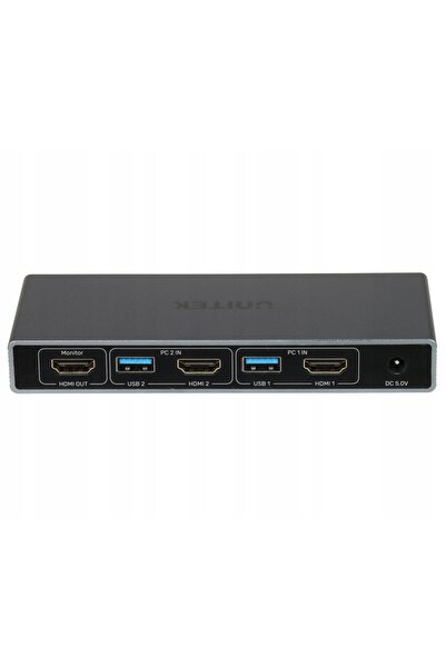 NO BRAND Comutator HDMI 4K UHD + USB KVM UNITEK