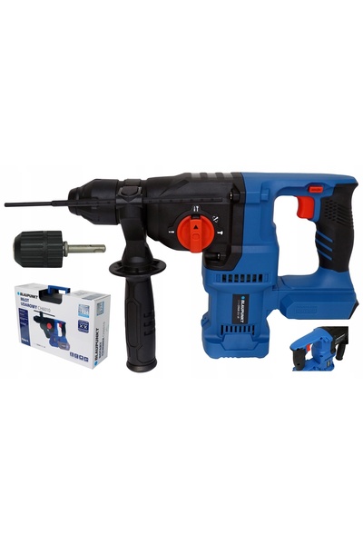 Blaupunkt Ciocan rotopercutor cu acumulator SDS 2,8J, Kit acumulator 5Ah + în...