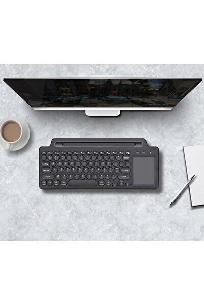 NO BRAND Tastatură wireless NovazaTech cu touchpad Bluetooth 2.4GHz pentru TV