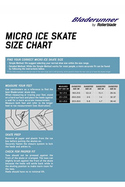 Rollerblade Bladerunner Micro XT Patine de hochei pe gheață 29-34