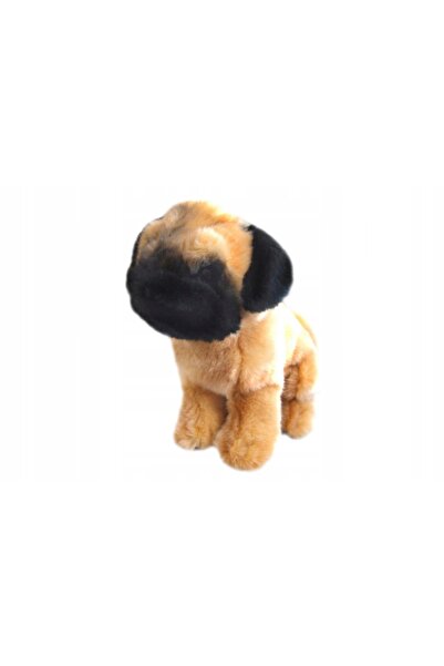 NO BRAND Jucărie de pluș câine Pug așezat, 20 cm