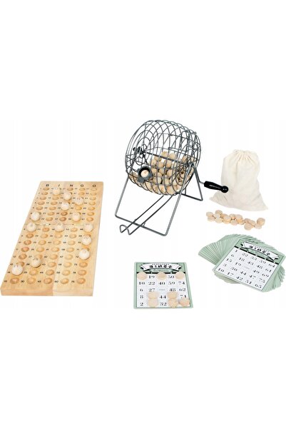 NO BRAND Joc de Bingo, tablă aleatorie, bile, tambur, picior mic