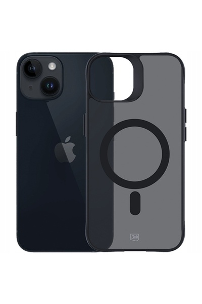 3MK Husă SMOKE MAGCASE pentru iPhone 14 Plus Protecție MagSafe Transparentă