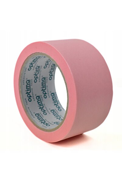 NO BRAND Bandă de mascare din hârtie roz, 50 mm x 50 m, protectoare, rezisten...