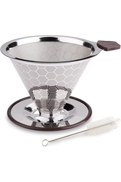 NO BRAND Filtru de cafea reutilizabil cu abur, tip dripper